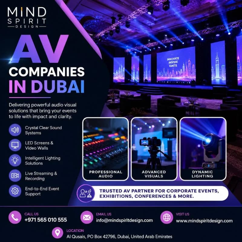 Professional AV Companies in Dubai for Premium Event Solutions