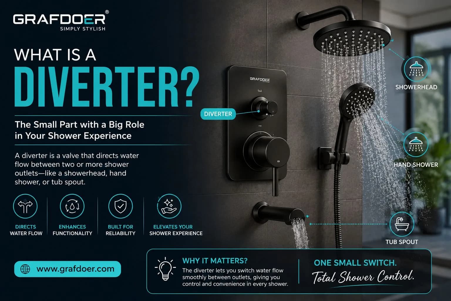What Is a Shower Diverter? Complete Guide to Bathroom Shower Diverters