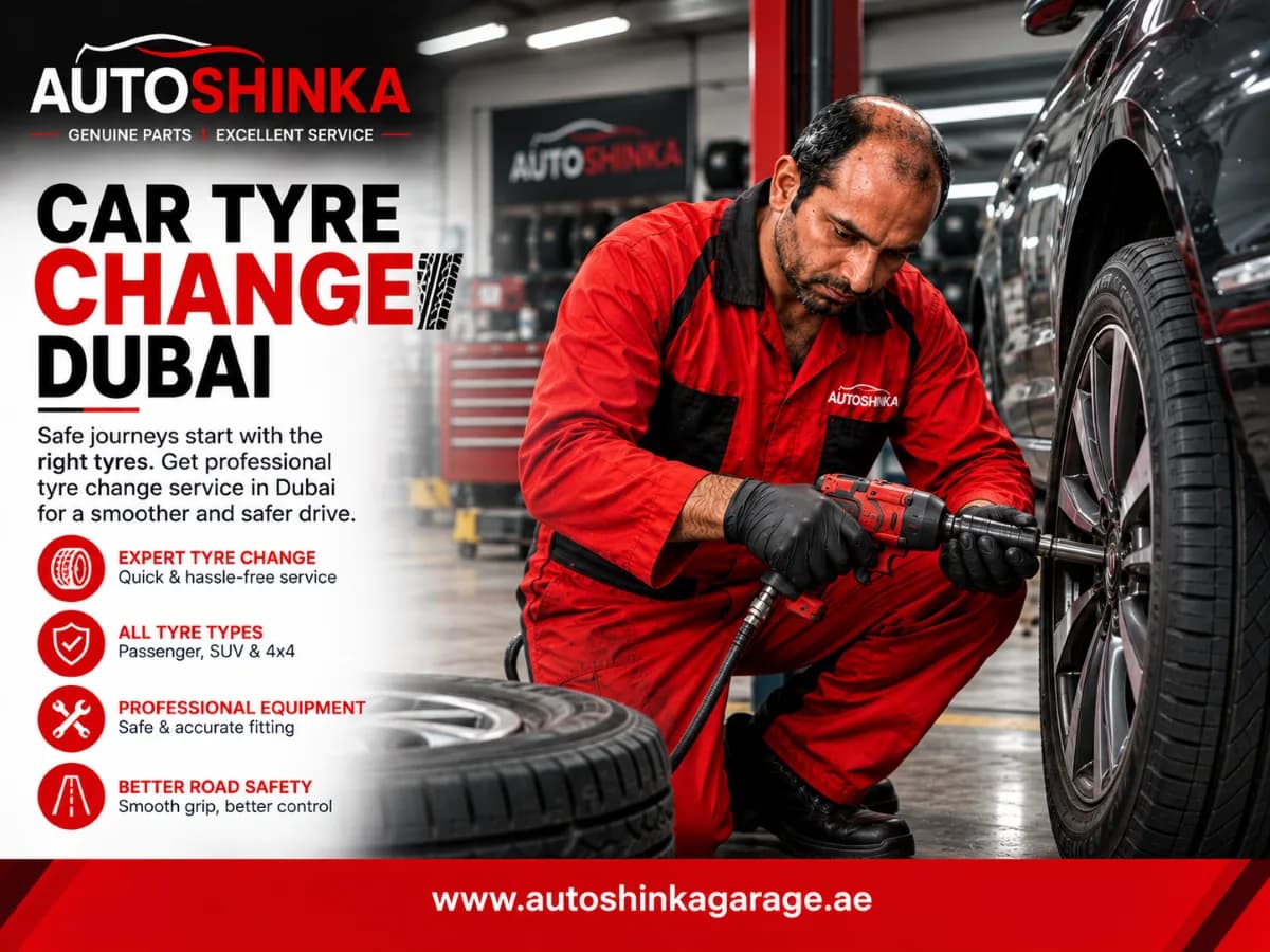 Car Tyre Change Dubai for Vibration and Handling Issues