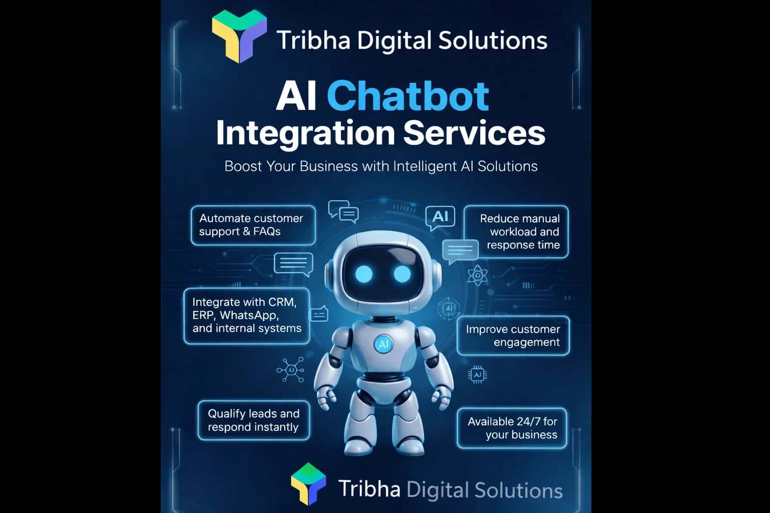 AI Chatbot Development Services | Tribha Digital Solutions