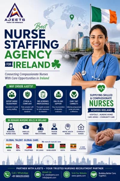 Looking for the Best Nurse Staffing Agency from India for Ireland?