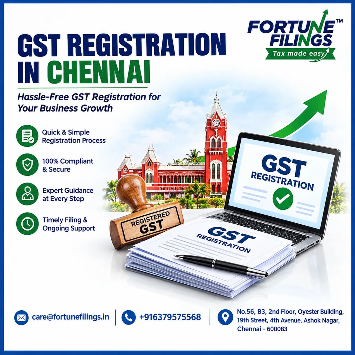GST Registration in Chennai: A Practical Guide for Growing Businesses