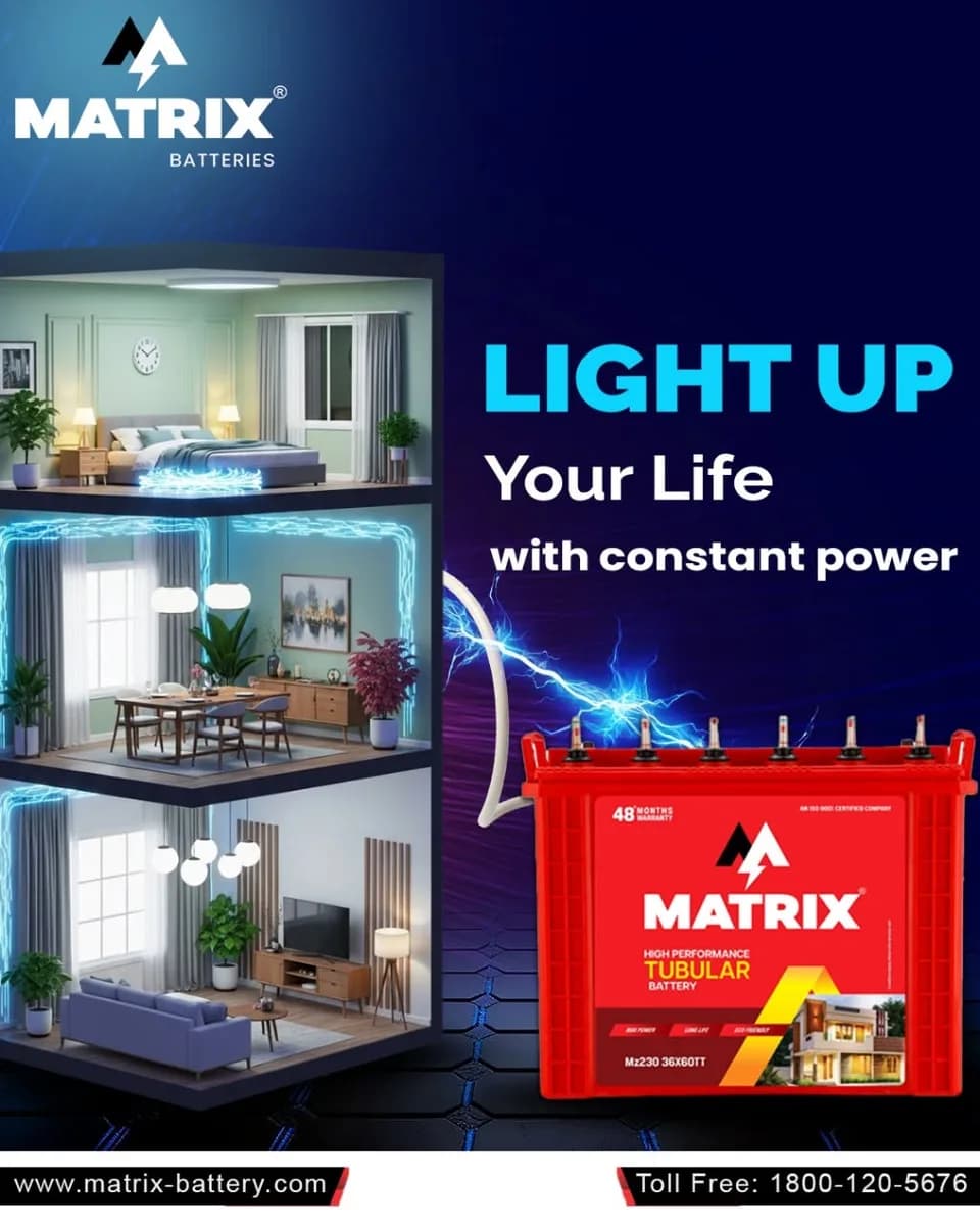 Matrix Battery Inverter Batteries For Long-Lasting Backup