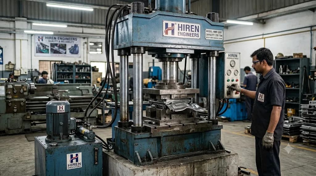 Hydraulic Press Machine - Hiren Engineers 