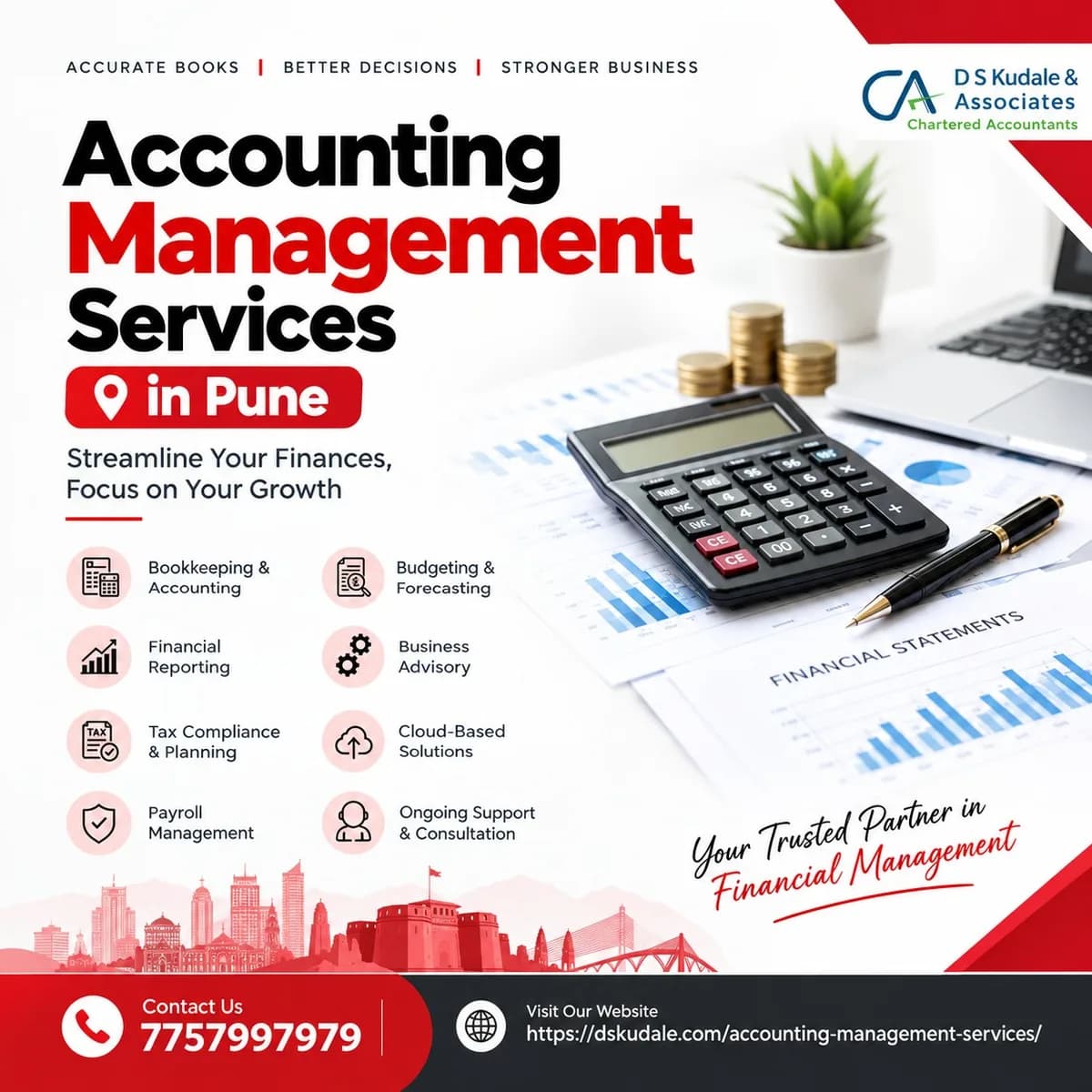 Accounting management services in Pune - D S Kudale & Associates