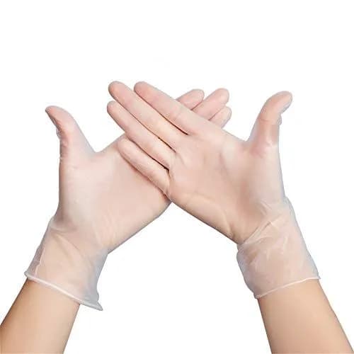 clear PVC Disposable glove