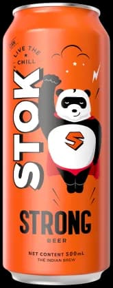 STOK Strong Beer India  Bold Taste, Strong Experience