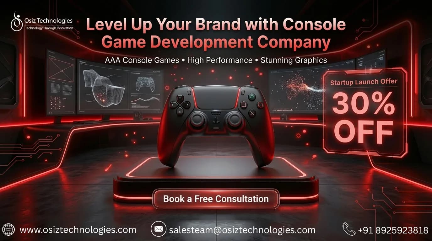 Need a Console Game Development Company? Get 30% OFF on Startup Game Projects