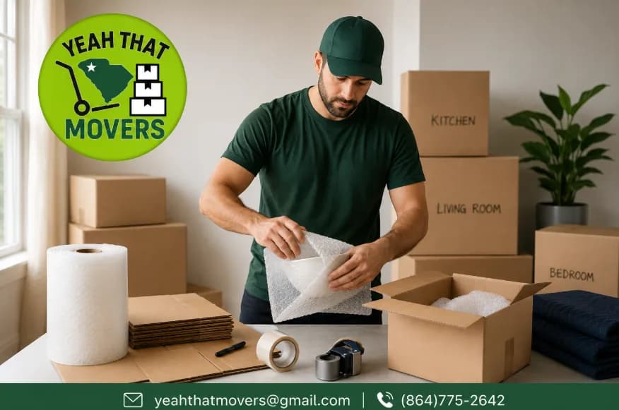 Professional Packing Services in Greenville, SC by Yeah That Movers