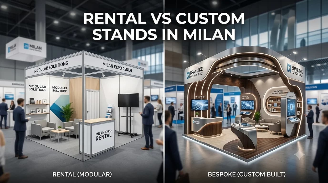 Is a Rental Stand Better Than a Custom Build for Exhibiting in Milan?