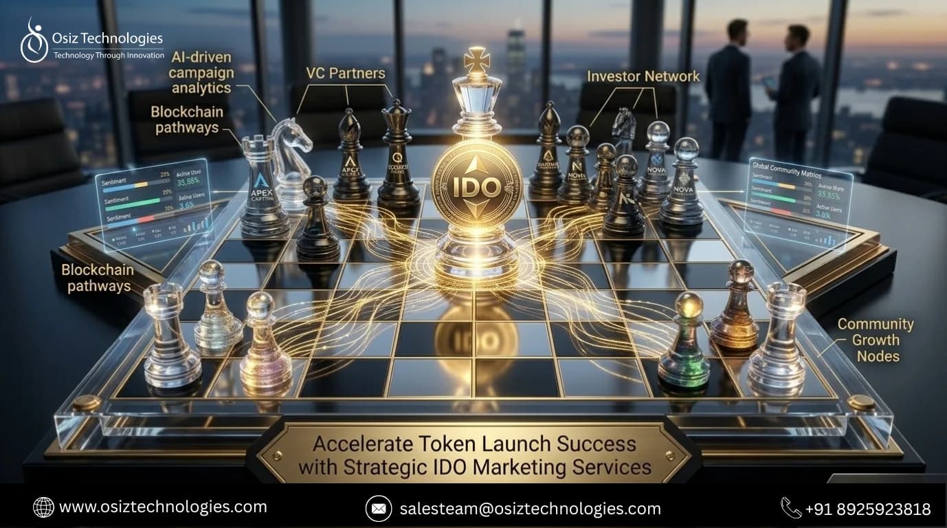 Drive Token Visibility with Strategic IDO Marketing Services | Osiz