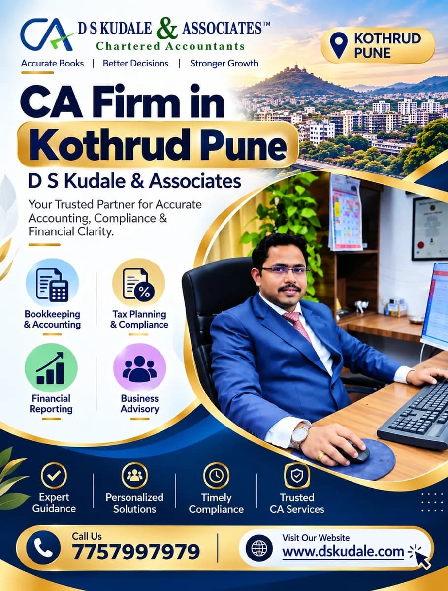CA firms in Kothrud Pune- D S Kudale & Associates