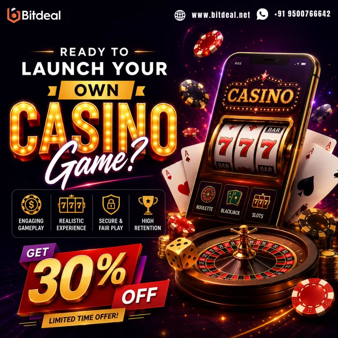 Ready to Launch Your Own Casino Game? Get 30% Off