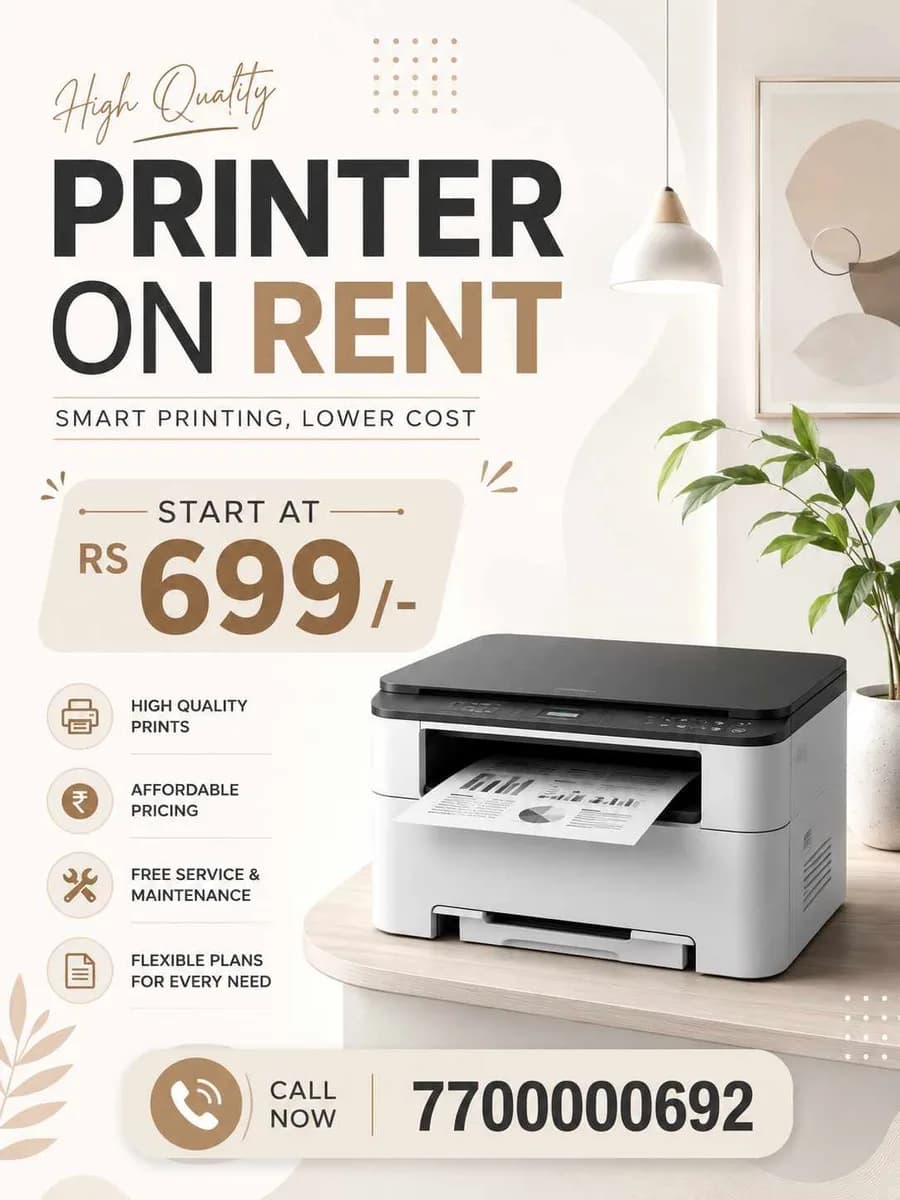 Rental Printer Start Rs.699