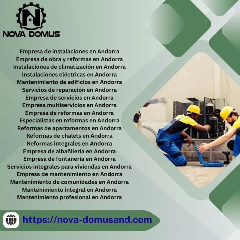 Empresa de fontanería en Andorra para instalaciones, reparaciones y mantenimiento