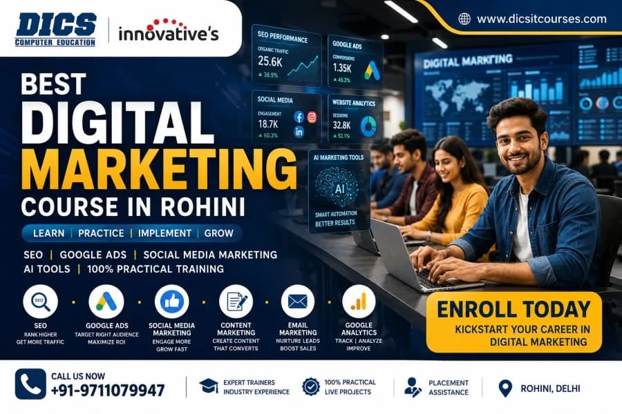 Best Digital Marketing Training Institute in Rohini