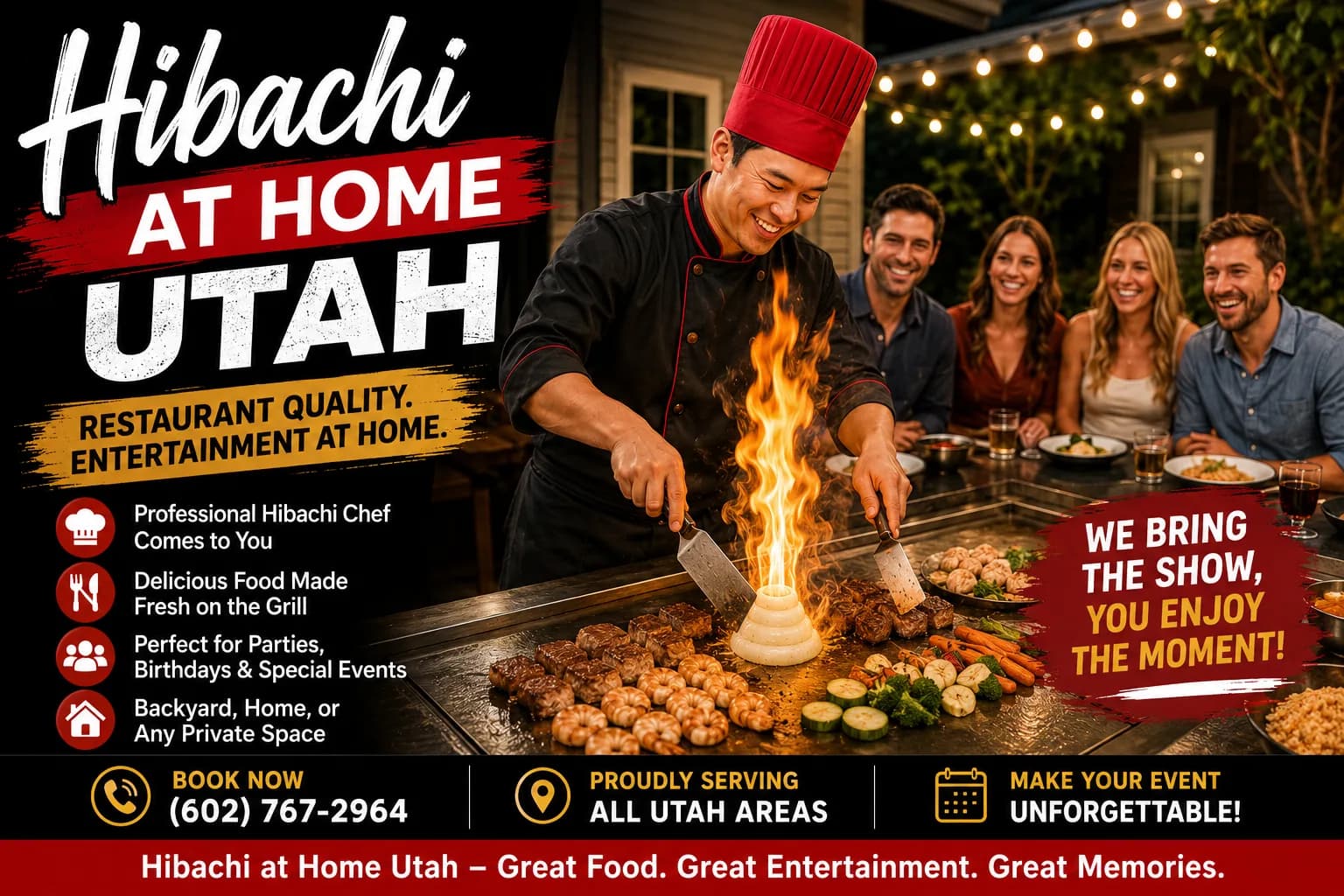 Hibachi at Home Utah – Bring the Sizzle to Your Next Event