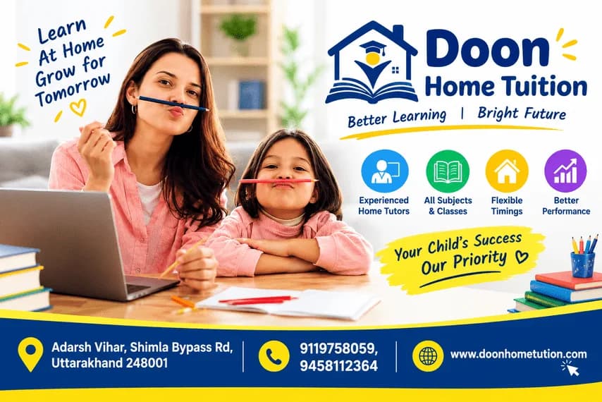 Better Academic Support Starts With the Right Home Tutor in Dehradun