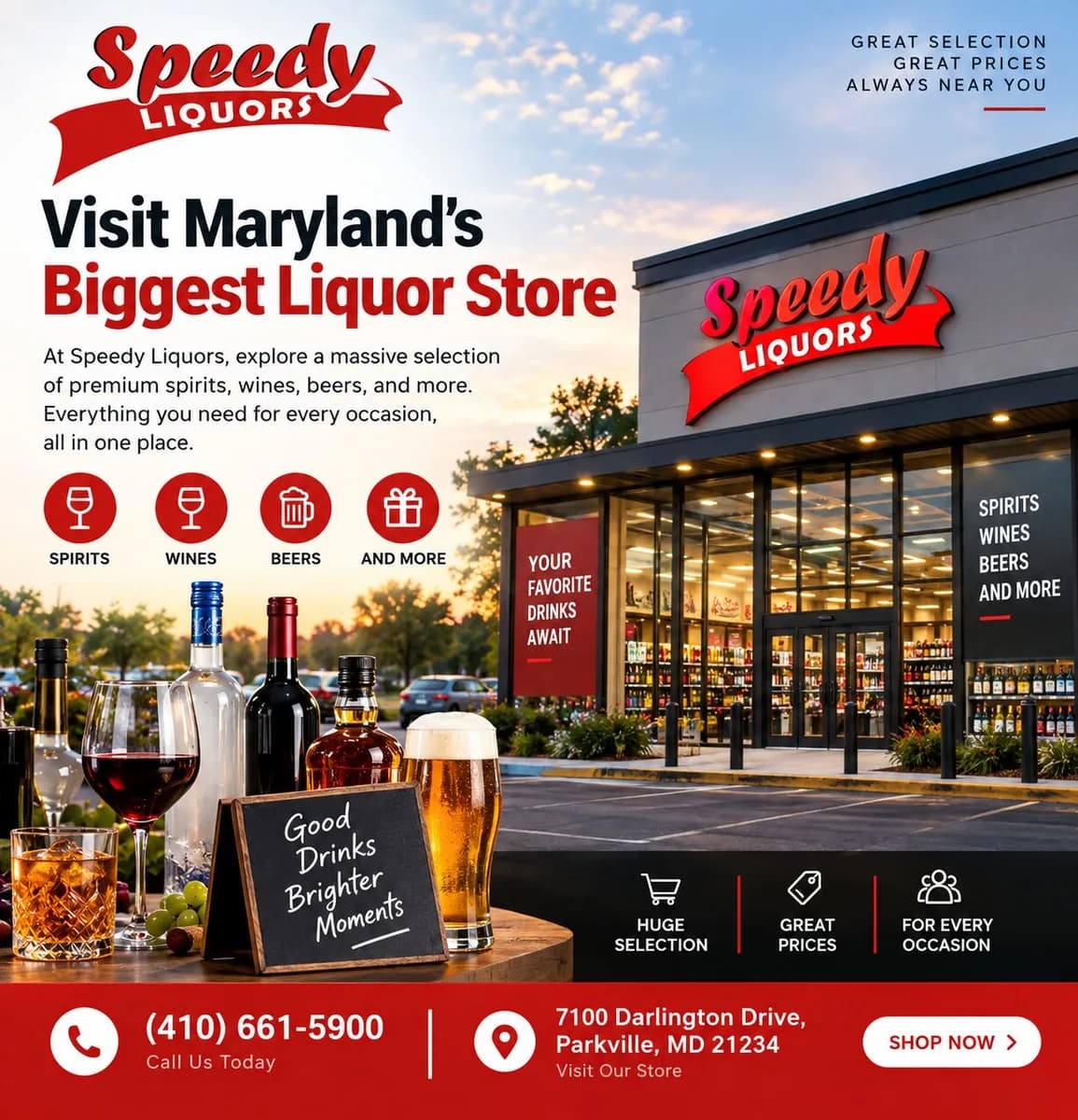 Visit Maryland’s Biggest Liquor Store