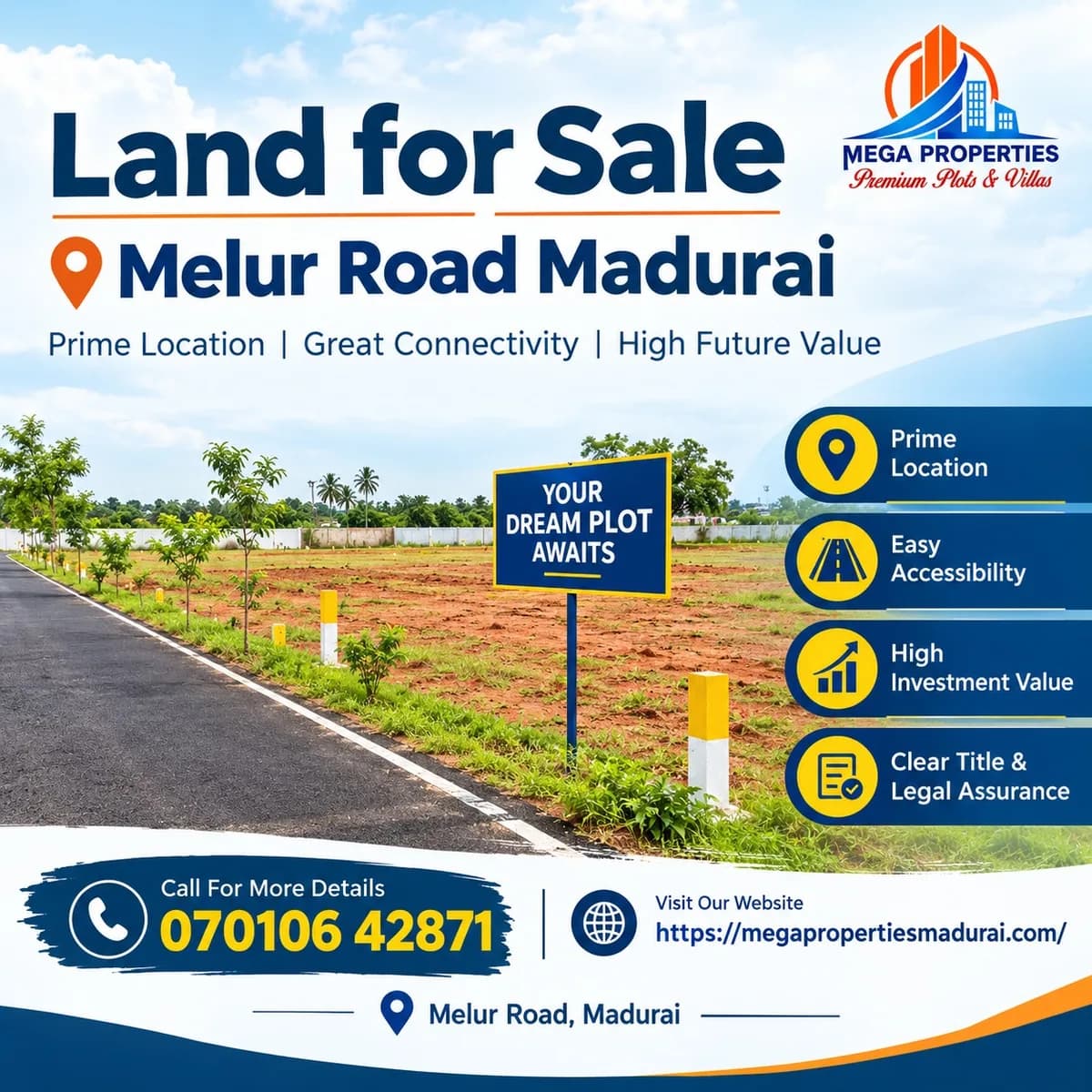 Land for Sale Melur Road Madurai: A Complete Guide to Residential Plots and Property Investment