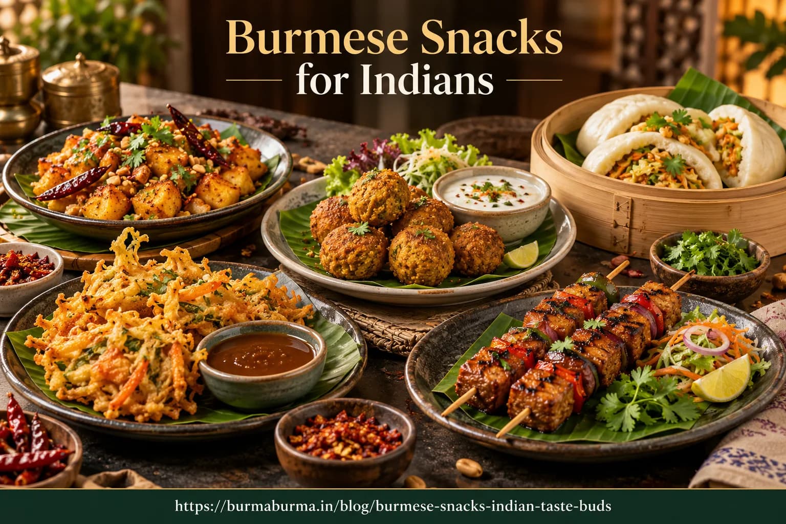 Burmese Snacks for Indians: Familiar Yet Distinctive Bites