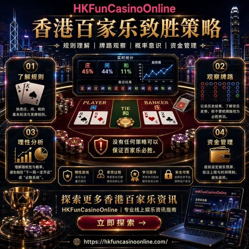 香港百家乐致胜策略 完整指南