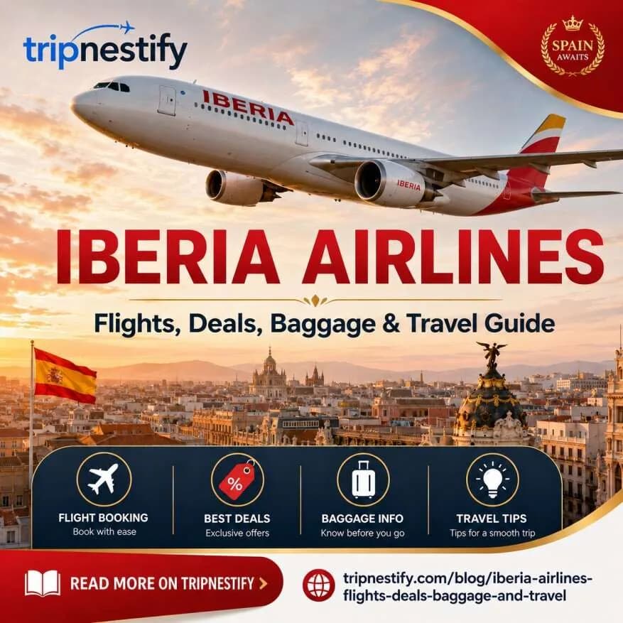 Iberia Airlines: Flight Booking, Deals, Baggage Rules & Travel Tips | Tripnestify