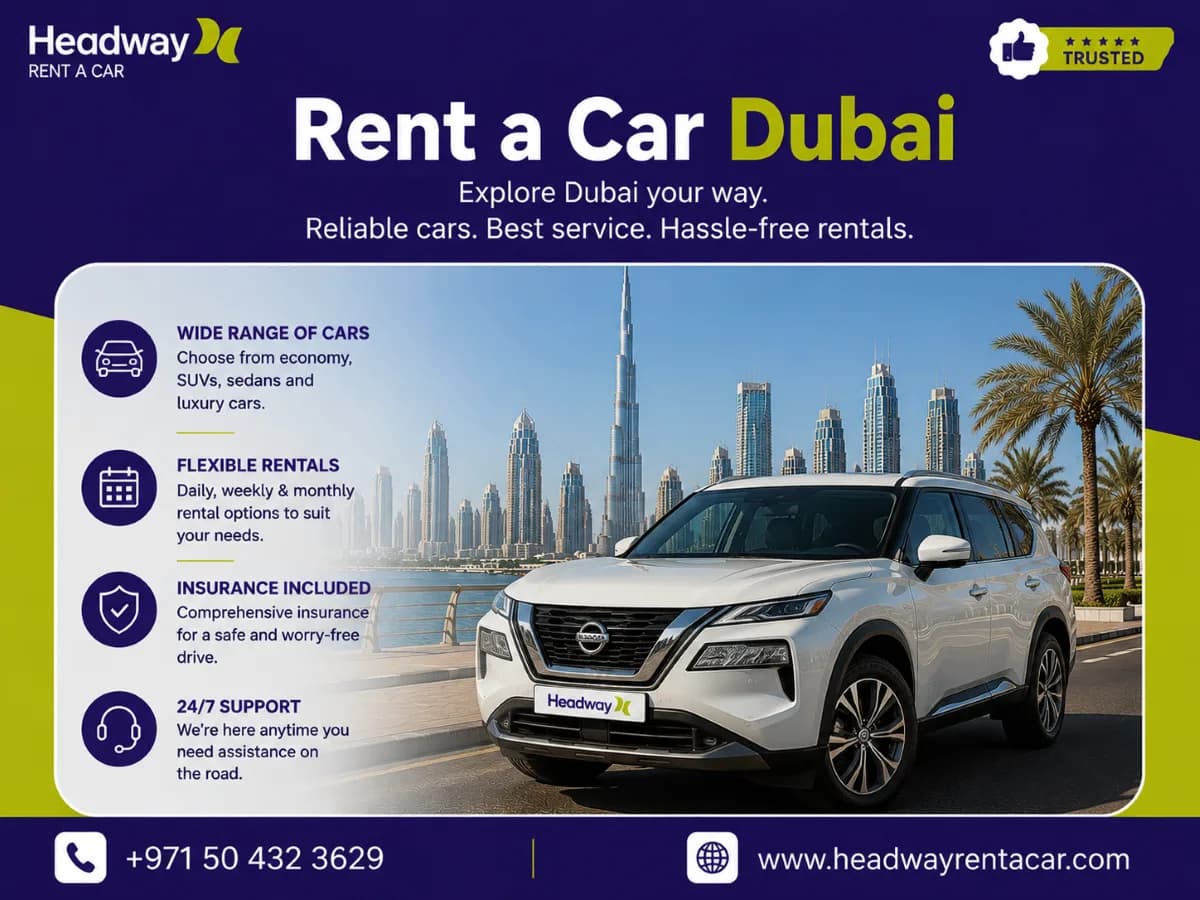Rent a Car Dubai for a Temporary Replacement Vehicle
