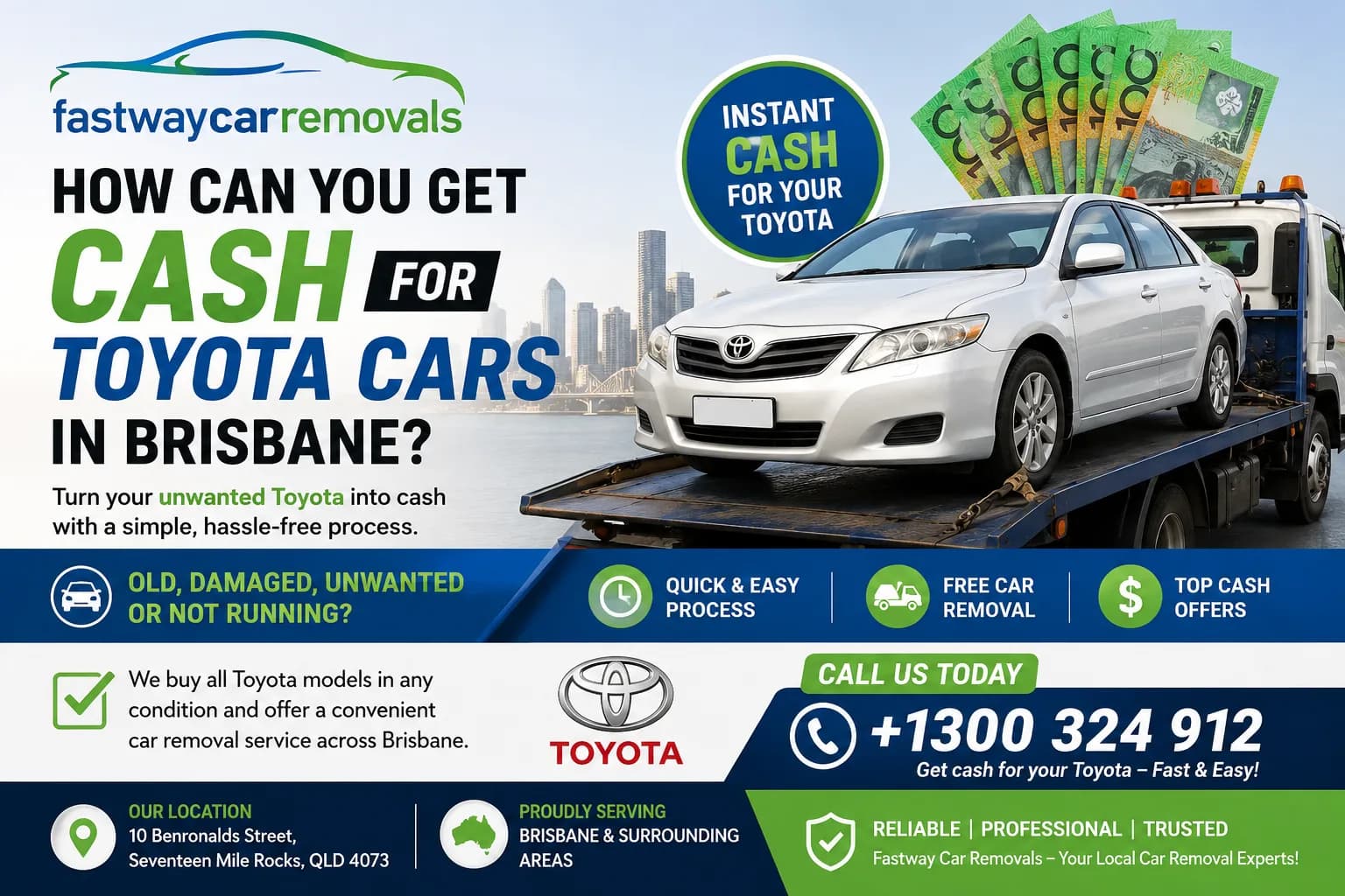 Why Choose Cash for Toyota Cars Brisbane for a Quick Sale?