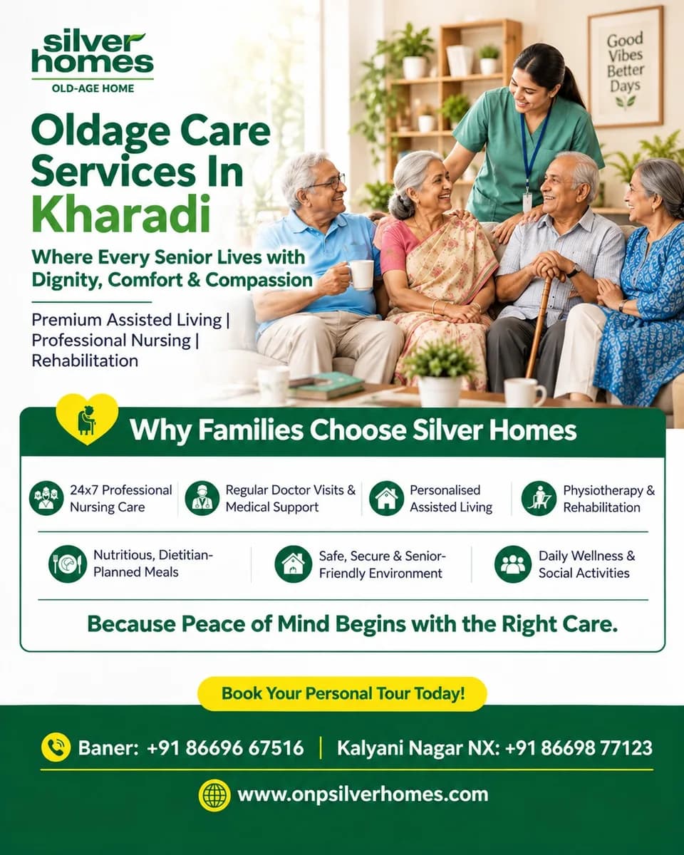 Oldage Care Services Kharadi - ONP Silver Homes