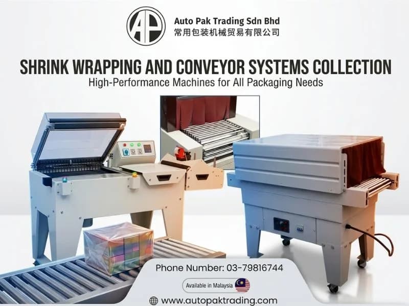 Shrink Film Wrapping Machine for Efficient Product Packaging