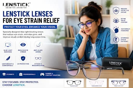 Lenstick Lenses for Eye Strain Relief