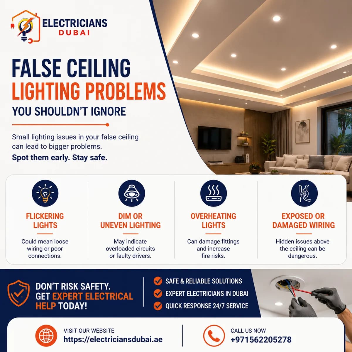 False Ceiling Lighting Problems You Shouldn't Ignore