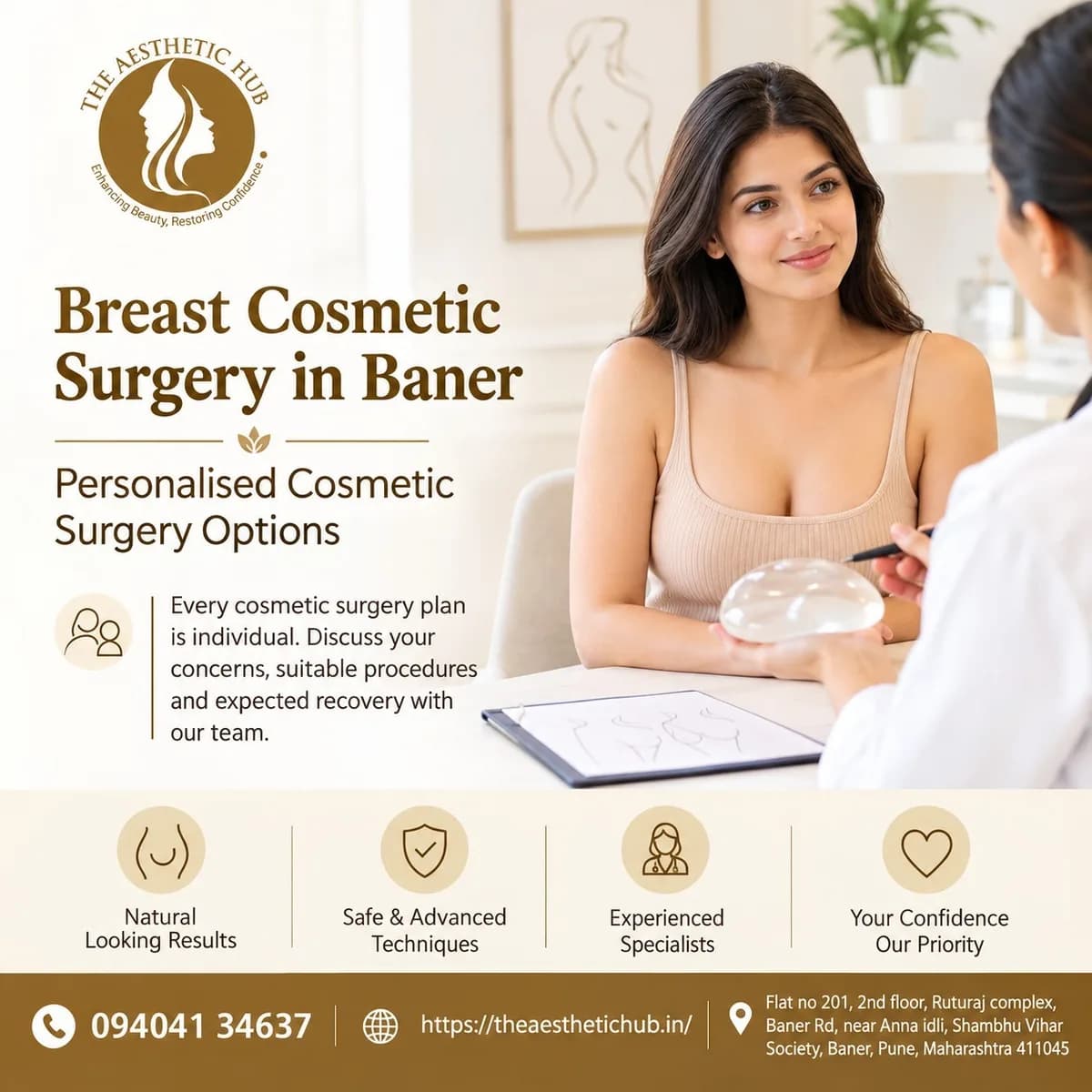 Breast Cosmetic Surgery In Baner - The Aesthetic Hub