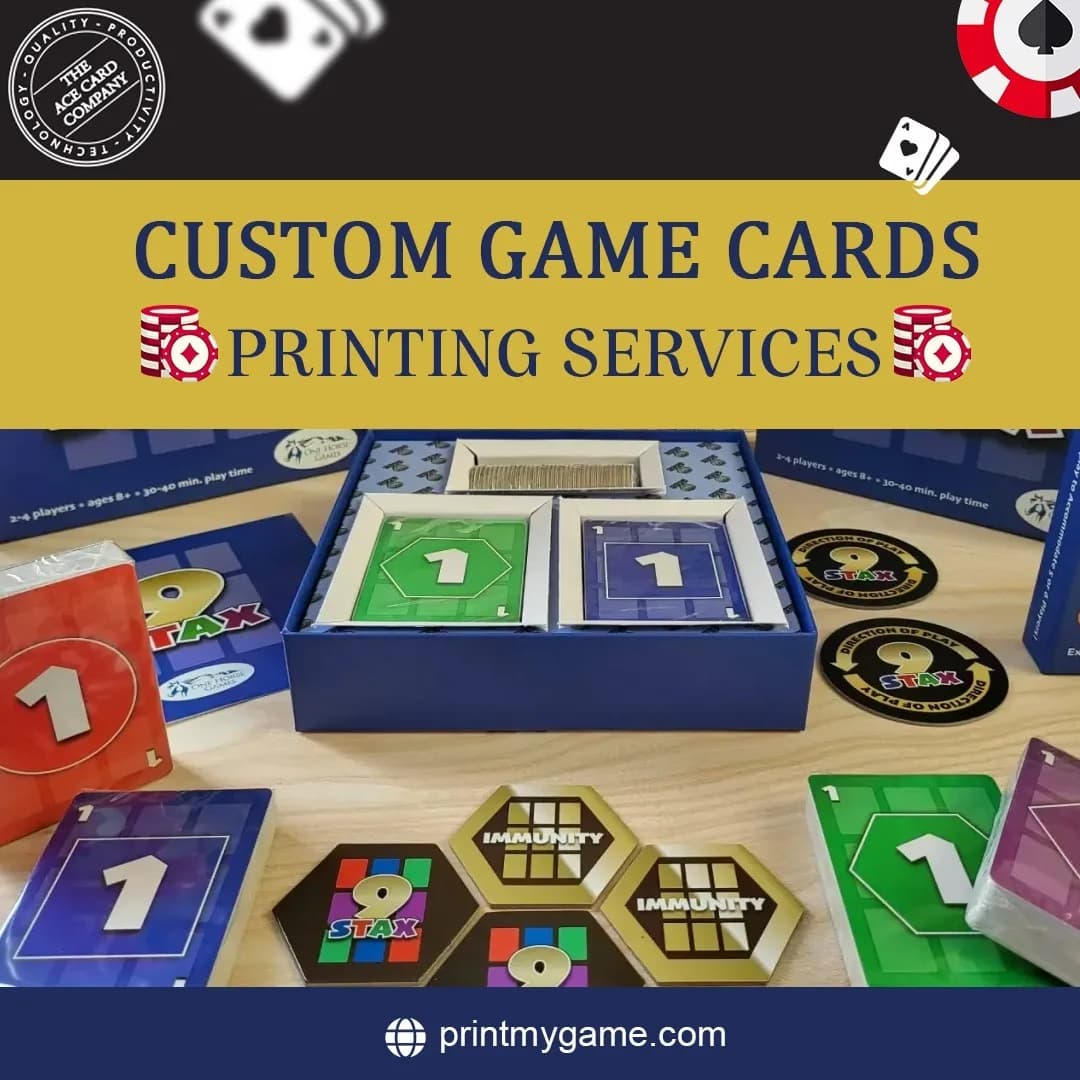 Custom game Cards Printing Services