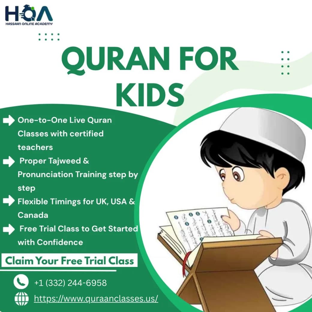 Online Quran Classes for Kids in USA & Canada 