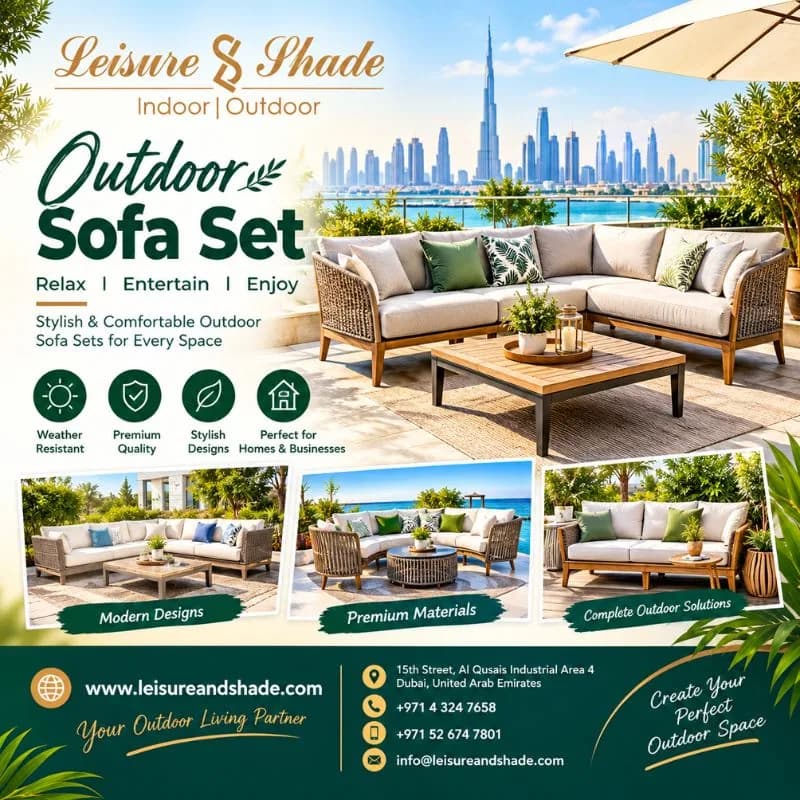 Create a Relaxing Space with a Stylish Outdoor Sofa Set