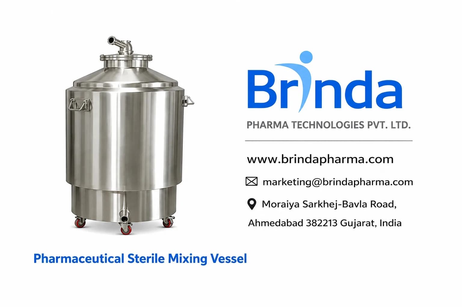 Pharmaceutical Sterile Mixing Vessel Exporter & Supplier