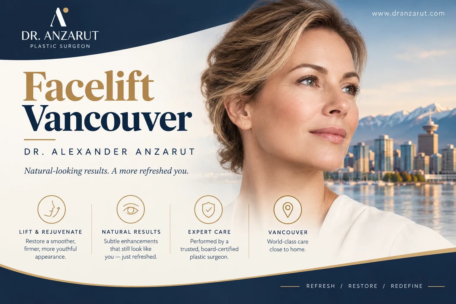 Facelift Vancouver - Dr. Alexander Anzarut
