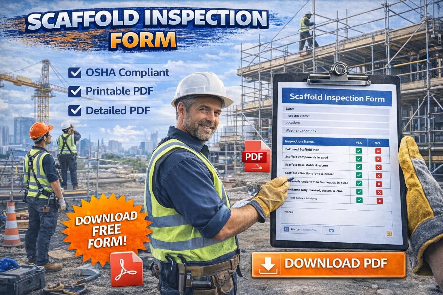 Scaffold Inspection Form