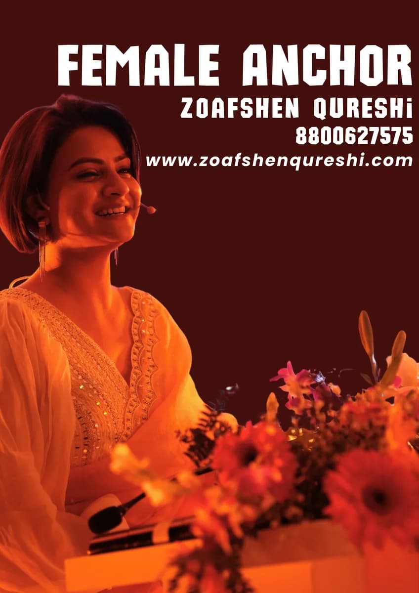 Best Female Anchor for Corporate Summits & Product Launches in Delhi