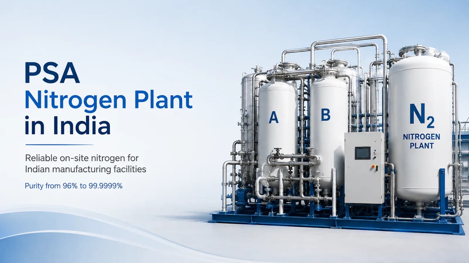 PSA Nitrogen Plant Systems for Indian Manufacturing Facilities