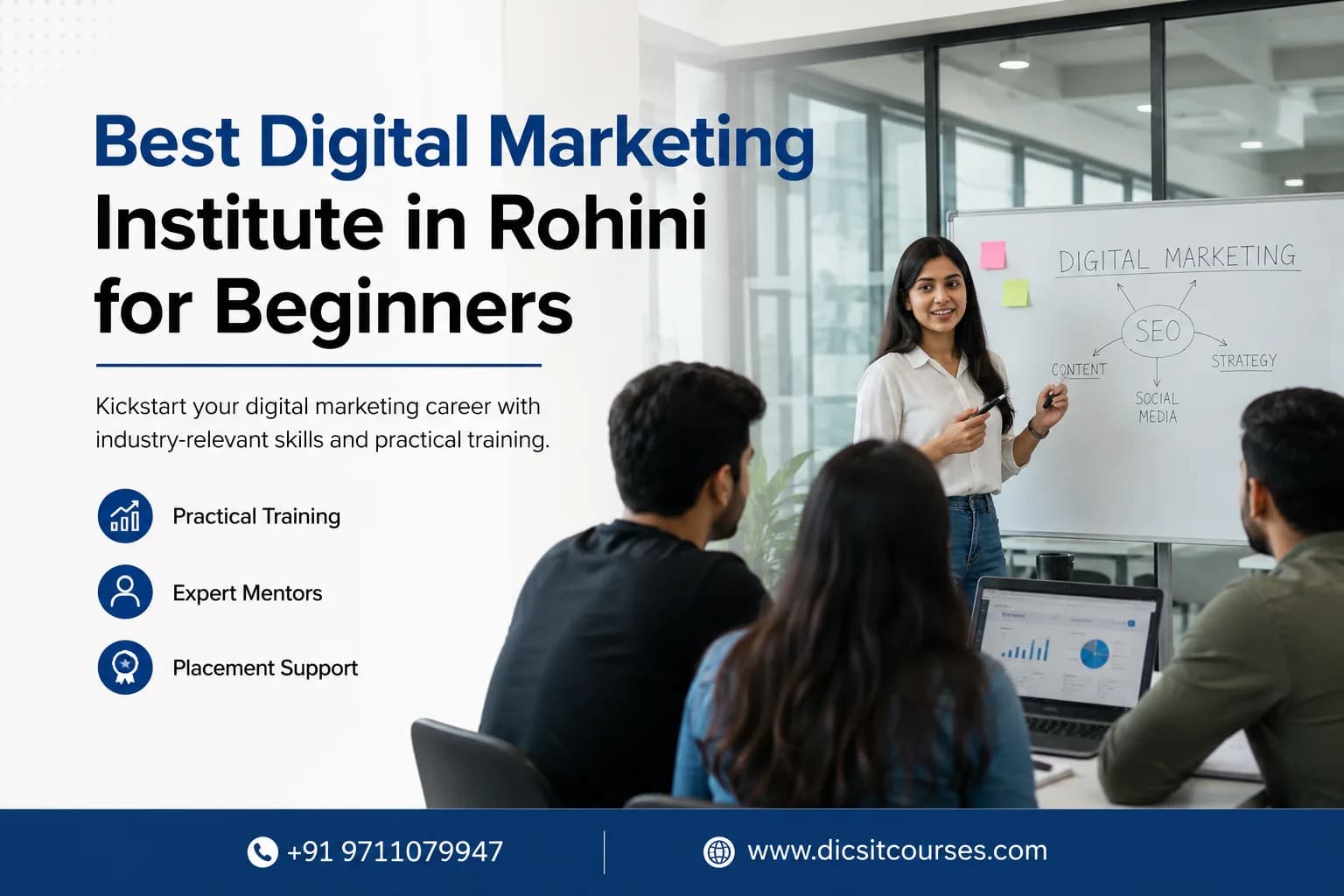 Best Digital Marketing Institute in Rohini for Beginners