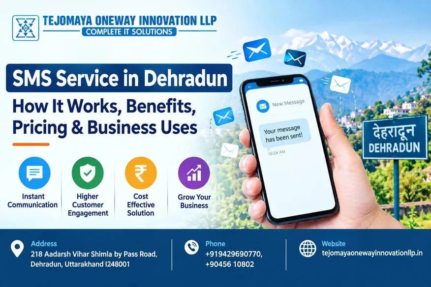 SMS Service in Dehradun | How It Works, Benefits, Pricing & Business Uses