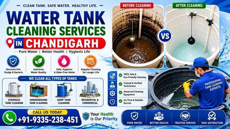 Expert Water Tank Hygiene and Maintenance Services in Chandigarh– True Shine