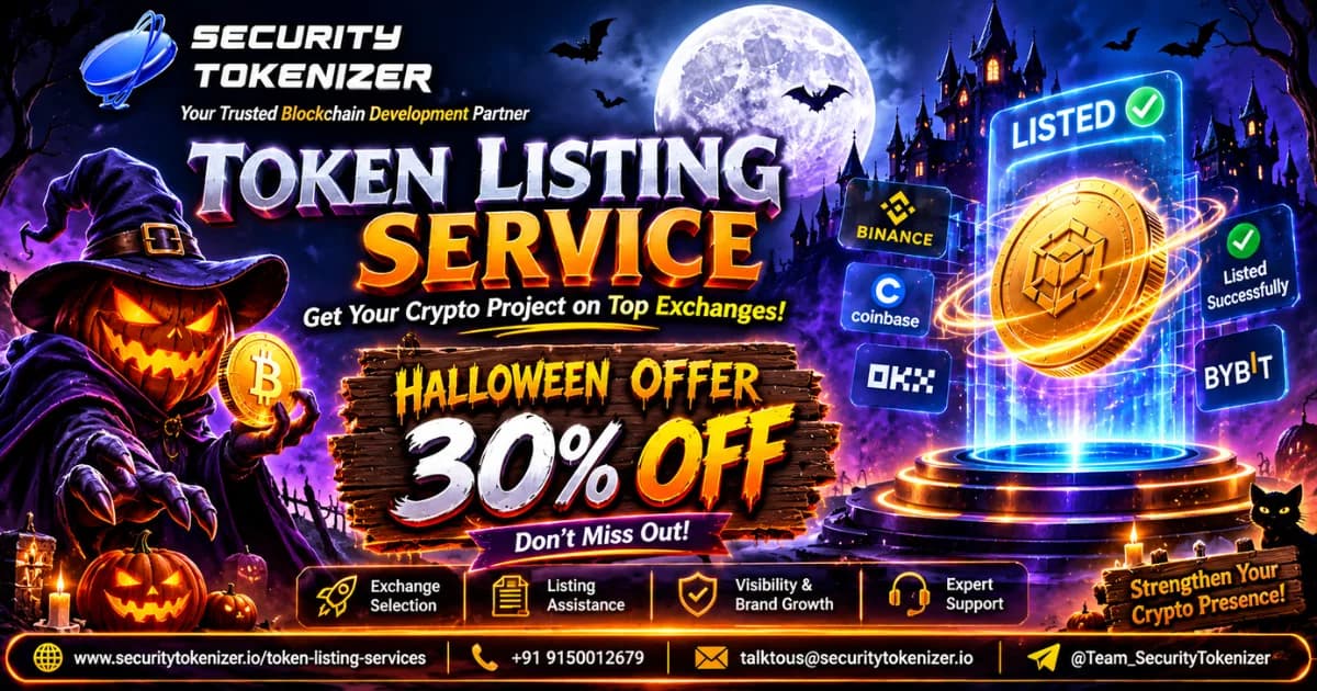 Take Your Crypto Project to the Next Level with Expert Token Listing Service – Halloween 30% OFF 