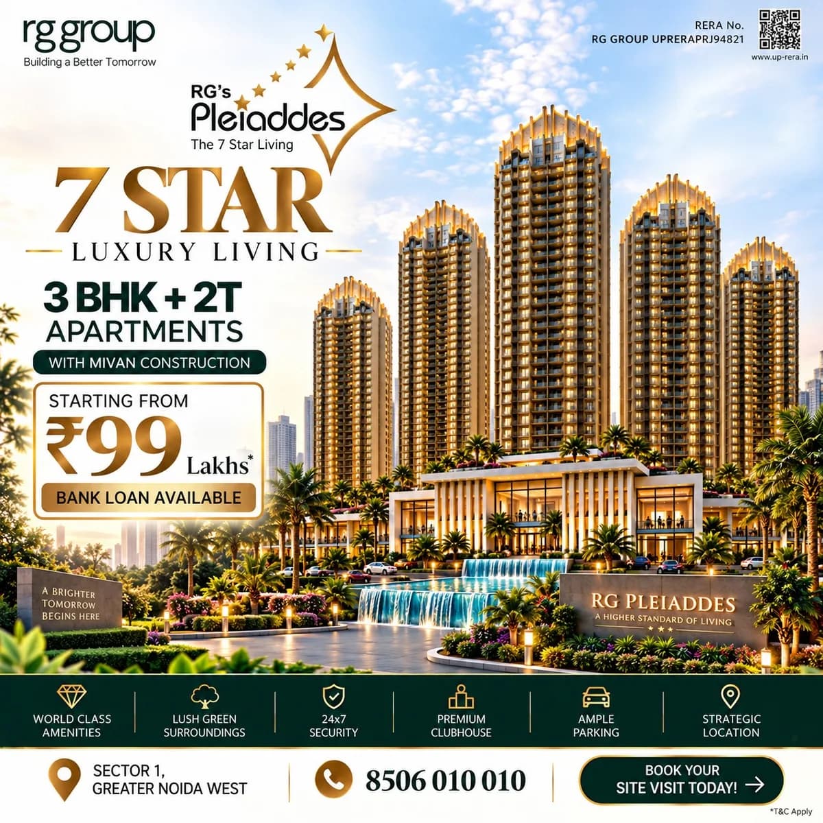 RG Pleiaddes Sector 1 Greater Noida West