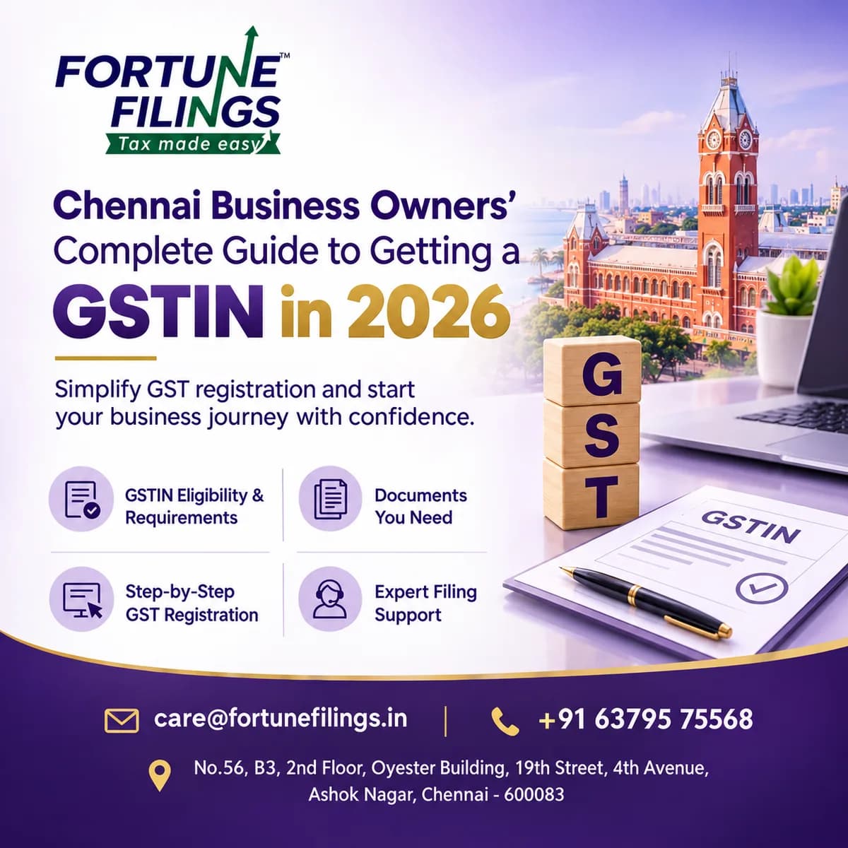 Chennai Business Owners’ Complete Guide to Getting a GSTIN in 2026 