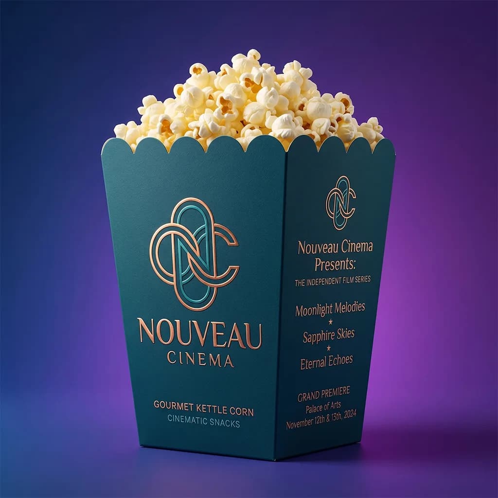 Custom Printed Popcorn Boxes | Wholesale Food Packaging