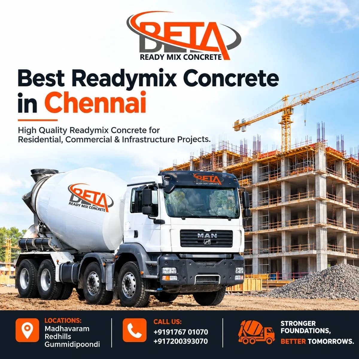 Readymix Concrete in Chennai: The Complete Guide to Quality RMC Supply and Delivery